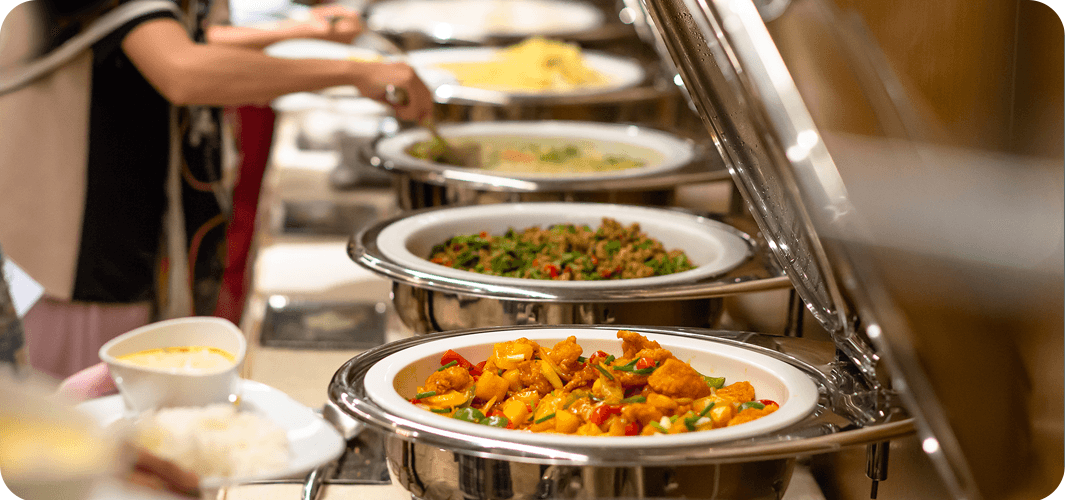 Corporate catering food