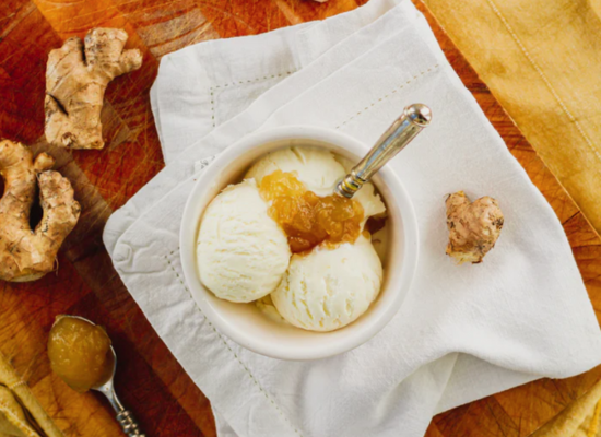 Honey Ginger Ice Cream