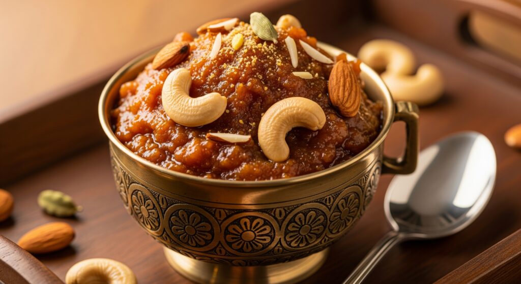 Singhare ke aate ka halwa