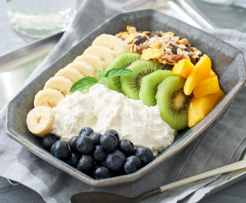 overnight oats bowl